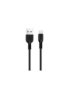 HOCO Flash charging data cable for Micro  X20 1 metr black