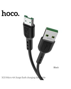 HOCO Surge FAST CHARGE 4A Micro X33 black
