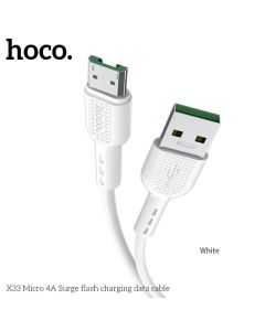 HOCO Surge FAST CHARGE 4A Micro X33 white