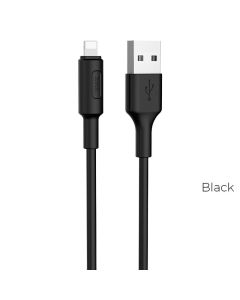 HOCO Soarer charging data cable for Lightning 8-pin X25 black