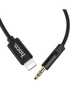 HOCO cable audio AUX Jack 3 5mm to Lightninng 8-pin UPA13 black