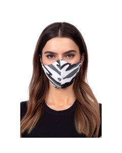 Profiled face mask - grey camo