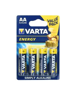 Alkaline batteries Varta R6 (AA) 4 pcs Energy