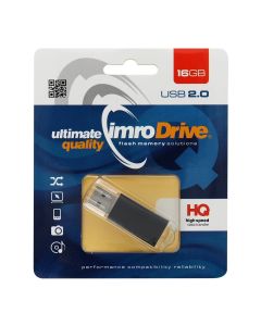 Portable Memory Pendrive Imro Black 16GB