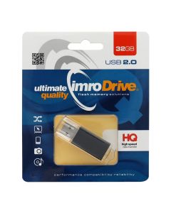 Portable Memory Pendrive Imro Black 32 GB