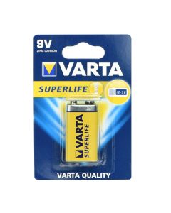Zinc Battery Varta Superlife 9V - 1 piece