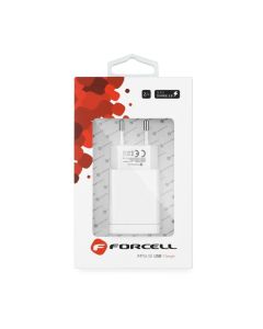 Travel Charger FORCELL with USB socket - 2 4A 18W with Quick Charge 3.0 function