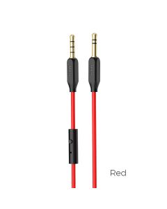 HOCO cable AUX Jack 3 5mm UPA12 with micro red