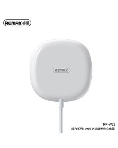 REMAX wireless charger magnetic fast charger 15W RP-W28 white