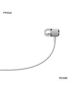 REMAX Proda eaphones stereo jack 3 5mm PD-E600 white