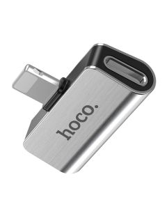 HOCO adapter audio 2in1 do Iphone Lightning 8-pin -  Iphone Lightning 8-pin+ Iphone Lightning 8-pin LS24