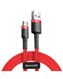 BASEUS cable USB A to Micro USB 2A Cafule CAMKLF-B09 1 m red black