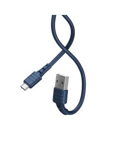REMAX cable USB to Micro Skin-Friendly 2 4A RC-179m blue