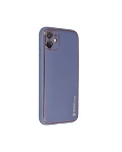 LEATHER case for IPHONE 11 blue