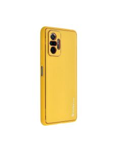 Forcell LEATHER Case for XIAOMI Redmi NOTE 10 / 10S yellow