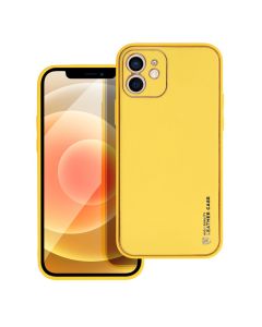 LEATHER Case for IPHONE 12 yellow