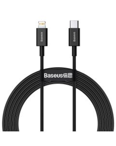 BASEUS cablel Type C to Apple Lightning 8-pin PD20W Power Delivery Superior Series Fast Charging CATLYS-C01 2 meter black