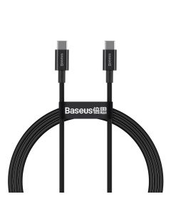BASEUS cable Type C to Type C PD100W Power Delivery Superior Series Fast Charging CATYS-B01 1 meter black
