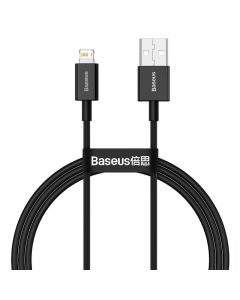 BASEUS cablel USB to Apple Lightning 8-pin 2 4A Superior Series Fast Charging CALYS-A01 1 meter black