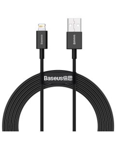 BASEUS cable USB to Apple Lightning 8-pin 2 4A Superior Series Fast Charging CALYS-C01 2 meter black