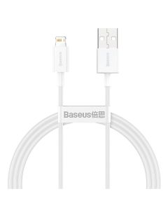 BASEUS cablel USB to Apple Lightning 8-pin 2 4A Superior Series Fast Charging CALYS-A02 1 meter white