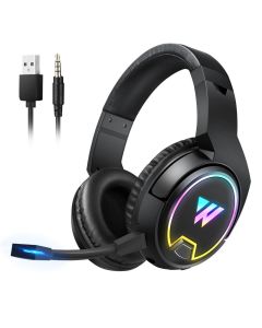 Wireless Gaming Headphones 3D Stereo Sound with Microphone Wintory W1 Black