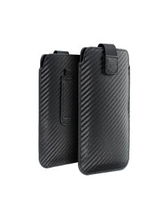 Forcell POCKET Carbon Case - Size 02 - for IPHONE IPHONE 5 / 5S / 5SE / 5C