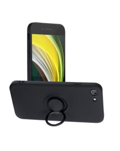 SILICONE RING Case for IPHONE 7 / 8 / SE 2020 / SE 2022 black