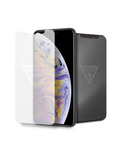 Guess Glass GUTGMI65TR for iPhone Xs Max Invisible Logo