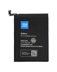 BLUE STAR battery for XIAOMI REDMI NOTE 9 Pro (BN52) 5020 mAh