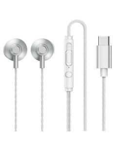 REMAX wired earphones for Type C RM-711a silver