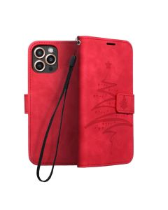 MEZZO Book case for IPHONE 13 PRO MAX christmas tree red