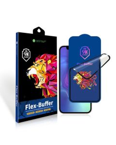 Bestsuit Flex-Buffer Hybrid Glass 5D with antibacterial Biomaster coating for  Apple iPhone 12 mini 5 4 BLACK