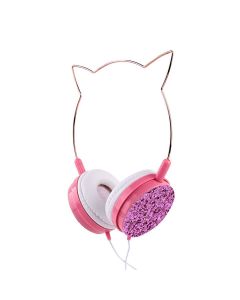 Headphones CAT EAR model YLFS-22 Jack 3 5mm pink