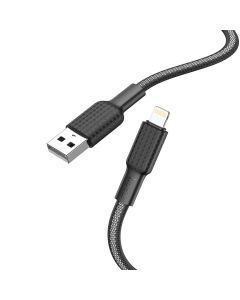 HOCO cable USB A to Lightning 2 4A X69 1 m black white