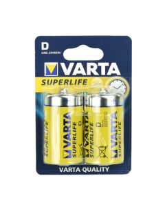 Zinc battery Varta Superlife R20 (D-Type) - 2 pieces