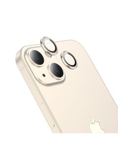 HOCO camera lens tempered glass for IPhone 13 Mini / Iphone 13 Eagle eye metal gold (V12)