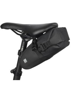 SAHOO bike bag under the bicycle seat with zip waterproof 1 6L 131363-SA black