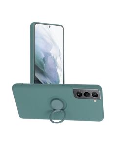 SILICONE RING Case for SAMSUNG Galaxy A13 4G green
