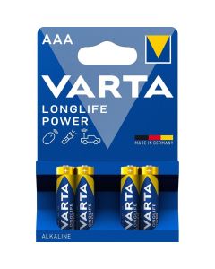 VARTA alkaline battery R3 (AAA) Longlife Power 4 pcs
