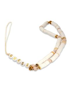 Guess strap GUSTPEARW white Heishi Beads