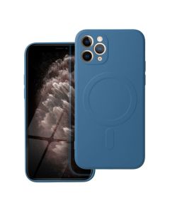 SILICONE MAG COVER case compatible with MagSafe for IPHONE 11 Pro blue
