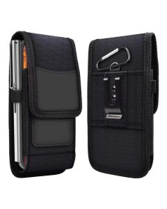 Vertical Universal Belt Holster OXFORD - Model 4 - for IPHONE 13 PRO MAX / SAMSUNG S21 Ultra / XIAOMI 12 Ultra