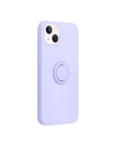 SILICONE RING Case for IPHONE 14 violet