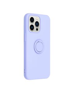 SILICONE RING Case for IPHONE 14 PRO violet