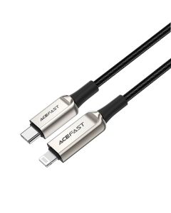 ACEFAST cable Type C to Lightning 8-pin MFi 3A PD30W LCD C6-01 1 2m silver