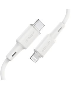 ACEFAST cable Type C to Lightning 8-pin MFi 3A PD30W C2-01 silicone 1 2m white