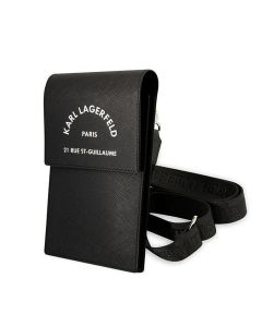 Universal bag for mobile Karl Lagerfeld KLWBSARSGK (Embossed RSG / black)