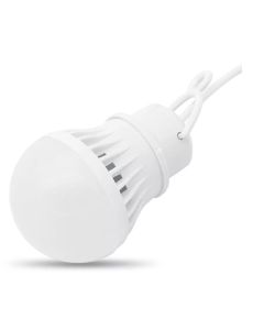 LED bulb to USB white light 5W cable long 1m 350lm