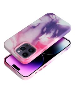 LEATHER MAG COVER case for IPHONE 11 Pro Max purple splash